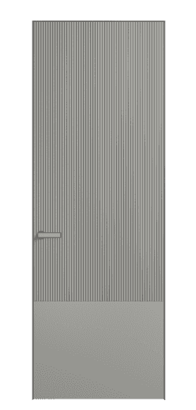 Дверь межкомнатная АКП 8203 МНСР Матовый нейтральный серый. Цвет Матовый нейтральный серый. Материал Гладкая эмаль. Коллекция Velvet. Картинка.