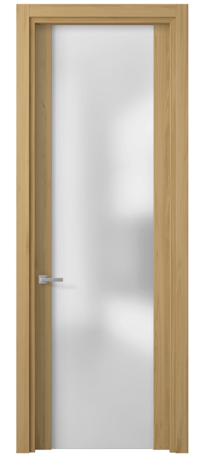 Межкомнатная дверь Planum 4114 Солнечный вяз Сатинированное стекло. Цена 39270 ₽ | Volhovec