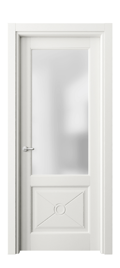 Межкомнатная дверь Тоскана Литера 6362 Матовый серый Сатинированное стекло Цена 21152400 so'm | Volhovec