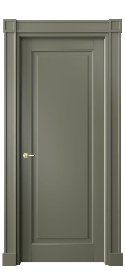 Межкомнатная дверь Тоскана Плано 6301 Матовый оливковый тёмный  Цена 139691 ₽ | Volhovec