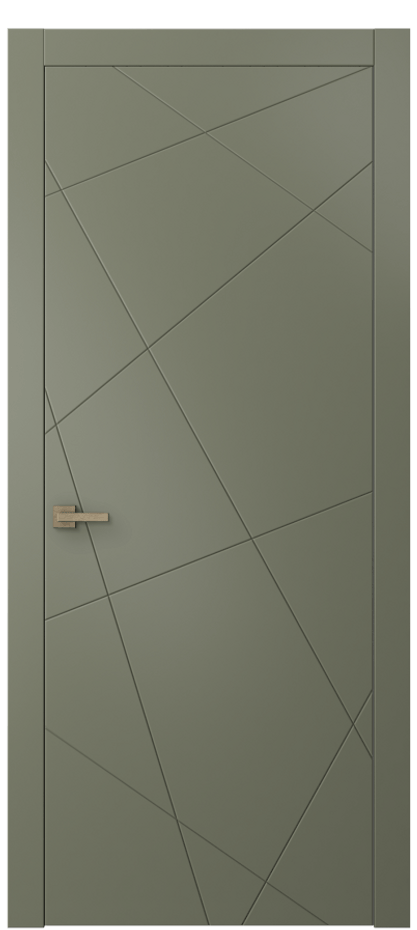 Межкомнатная дверь Linea АКП 8048 Матовый оливковый тёмный  Цена 66470 ₽ | Volhovec