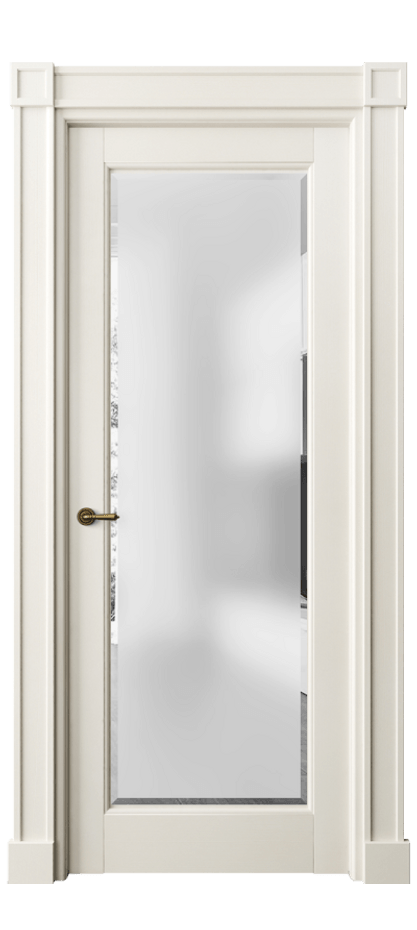 Межкомнатная дверь Toscana Plano 6300 Бук венециана Сатинированное стекло с фацетом Цена 159140 ₽ | Volhovec