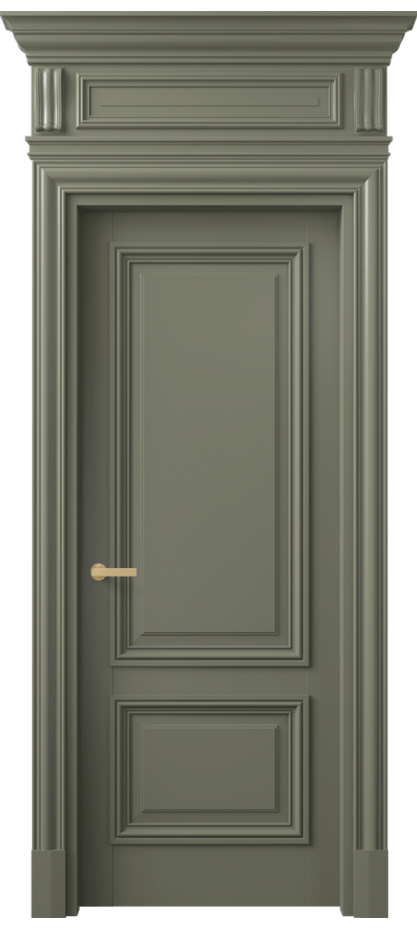 Межкомнатная дверь Антик 7303 Матовый оливковый тёмный  Цена 172310 ₽ | Volhovec