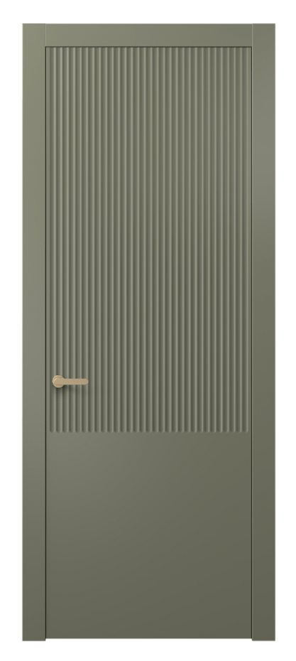 Межкомнатная дверь Alba 8646 Матовый оливковый тёмный  Цена 50400 ₽ | Volhovec