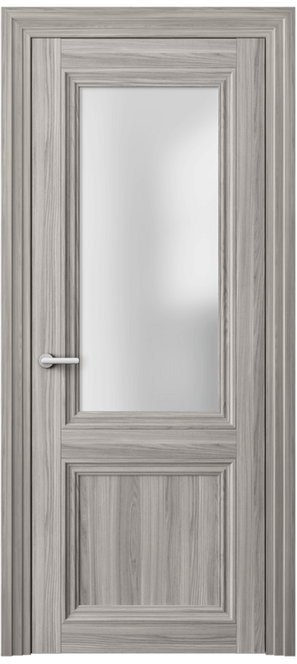 Межкомнатная дверь Центро 2524 Имбирный ясень Сатинированное стекло Цена 46830 ₽ | Volhovec