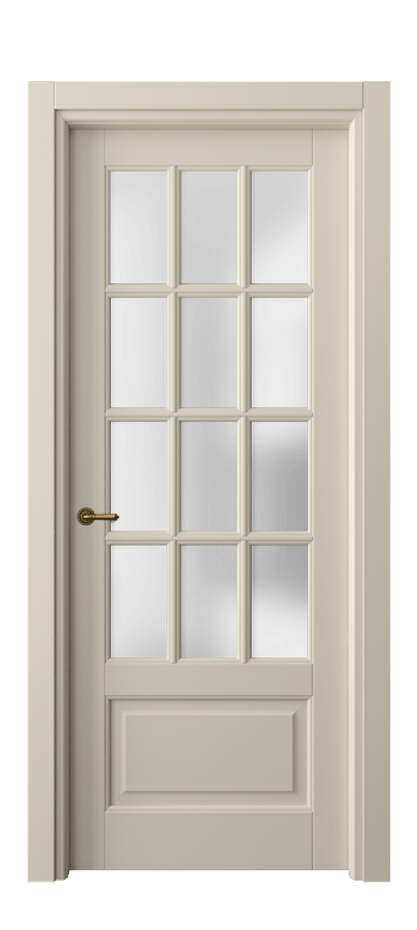 Межкомнатная дверь Toscana Grigliato 6313 Бук бежево-серый Сатинированное стекло Цена 119910 ₽ | Volhovec