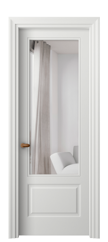 Межкомнатная дверь Эссе 8542 Матовый светло-серый Двустороннее зеркало, триплекс Цена 14676700 so'm | Volhovec