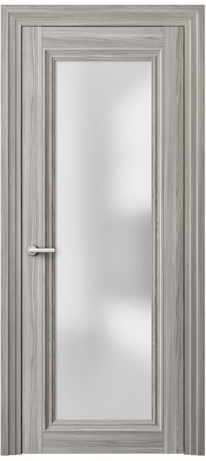 Межкомнатная дверь Центро 2502 Имбирный ясень Сатинированное стекло Цена 46830 ₽ | Volhovec