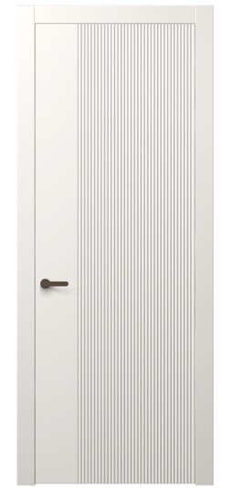 Дверь межкомнатная АКП 8623 МПБЛ. Цвет Матовый пудровый белый. Материал Гладкая эмаль. Коллекция Dune. Картинка.