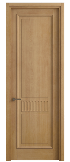 Дверь межкомнатная 6707 БНМ. Цвет Бук натуральный матовый. Материал Массив бука матовый. Коллекция Шарм. Картинка.