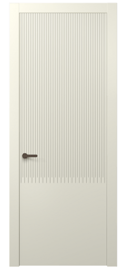 Дверь межкомнатная АКП 8627 ММБ. Цвет Матовый молочно-белый. Материал Гладкая эмаль. Коллекция Dune. Картинка.