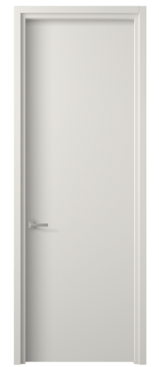 Дверь межкомнатная 0010 ПЭБЛ. Цвет ПЭТ белоснежный. Материал ПЭТ. Коллекция Planum. Картинка.