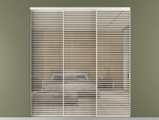 Перегородка Формато внутри проёма 3 створки с синхронным механизмом