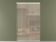 Перегородка Формато внутри проёма 2 створки