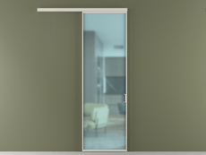 Перегородка Formato вдоль стены 1 створка