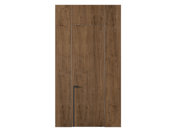 Панели для отделки стен Стеновая панель в древесной отделке Орех умбра матовый. Цвет Орех умбра матовый. Материал Шпон НатурВуд. Коллекция Древесные отделки. Картинка.