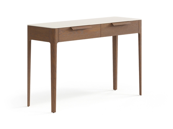 Мебель Консоль Piega 2 ящика. Цвет Дуб каштановый матовый. Материал Массив дуба матовый. Коллекция Консоль Piega 2 ящика. Фото. Мебель Консоль Piega 2 ящика. Цвет Дуб каштановый матовый. Материал Массив дуба матовый. Коллекция Консоль Piega 2 ящика. Картинка.