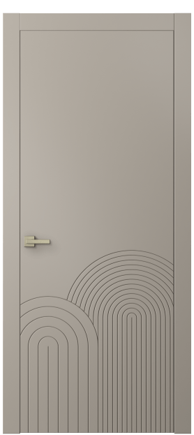 Дверь межкомнатная АКП 8059 МБСК Матовый бисквитный. Цвет Матовый бисквитный. Материал Гладкая эмаль. Коллекция Линия. Картинка.